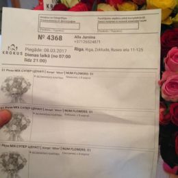 Доставка цветов в город . Отчёт № 1274