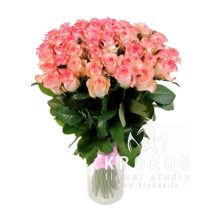 Bi- coloured roses 50cm