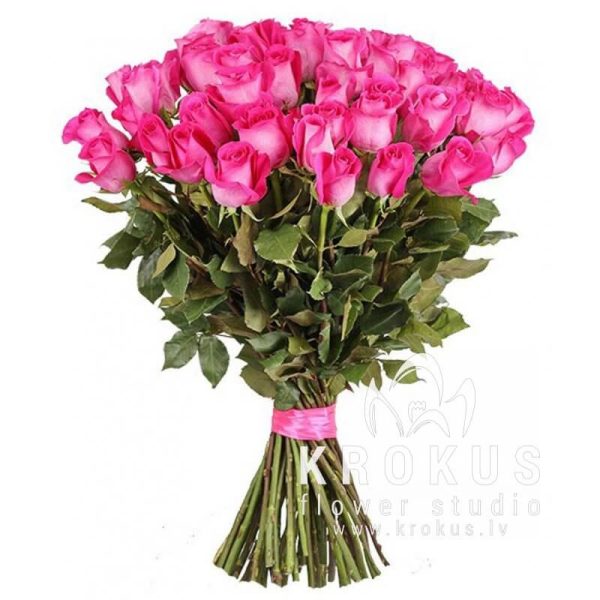Pink rose XXL 70cm