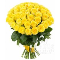 Yellow rose bouquet 40cm