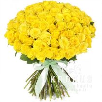Yellow rose 50cm XXL
