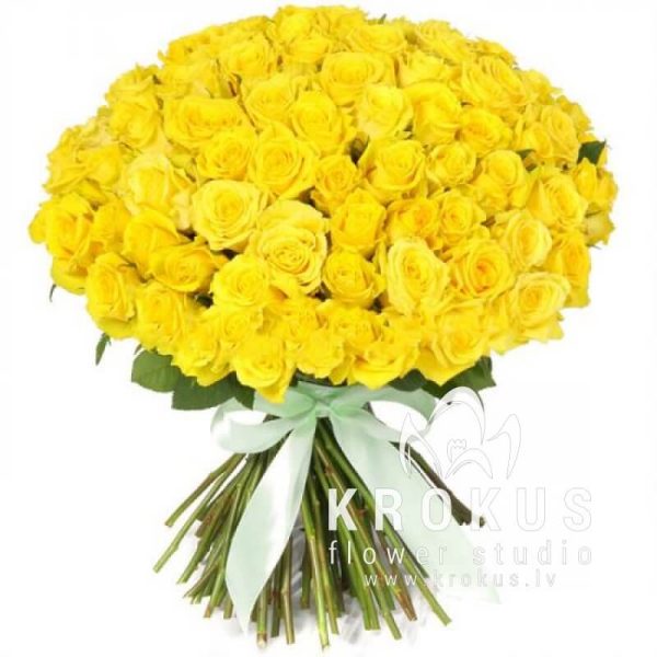 Dzeltenas rozes 50cm XLL