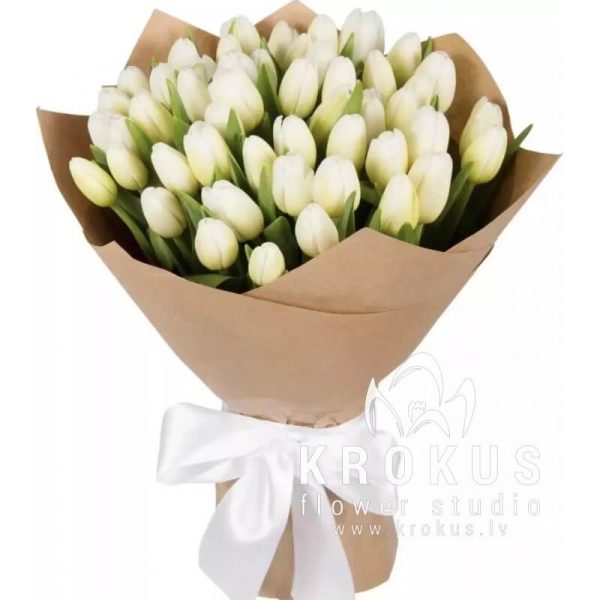 Baltas tulpes