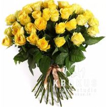 Yellow roses 80cm
