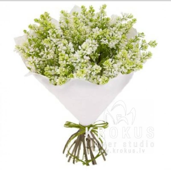 Bouquet of white lilac
