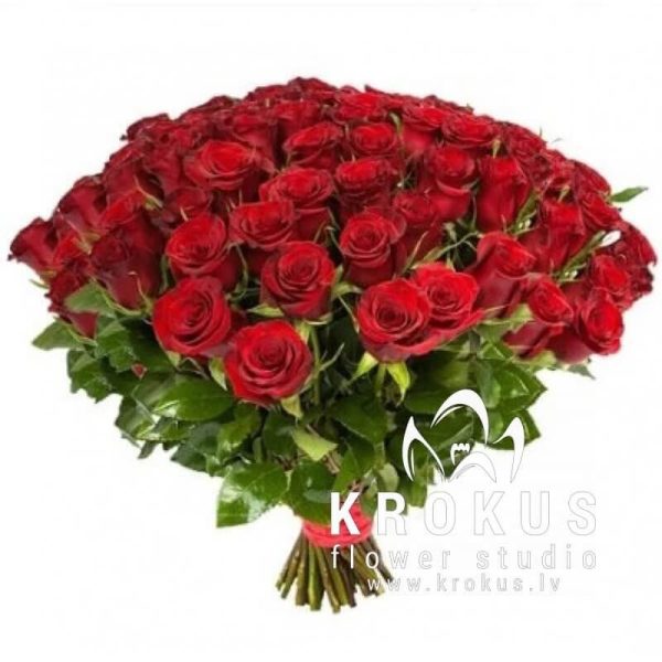Sarkanas Holandes Rozes 40cm
