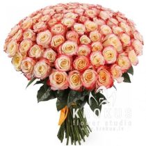 TWOCOLOR ROSE BOUQUET 50cm