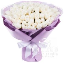 White tulips