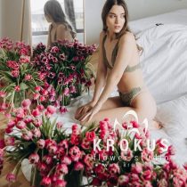 Set "Peony tulips"