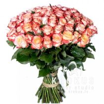 Bi-color roses 40cm
