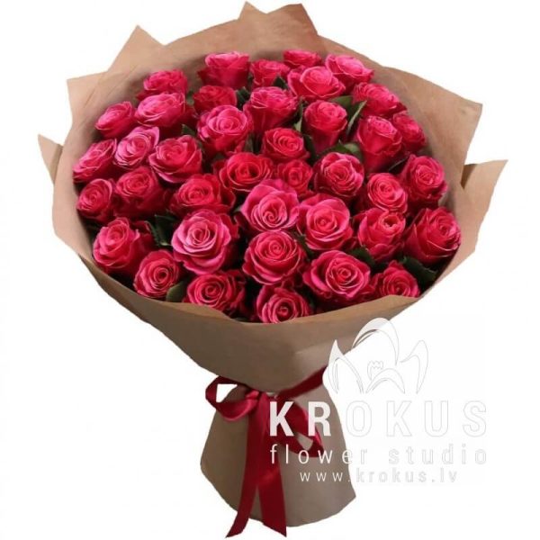 Aveņkrāsas rozes 50cm