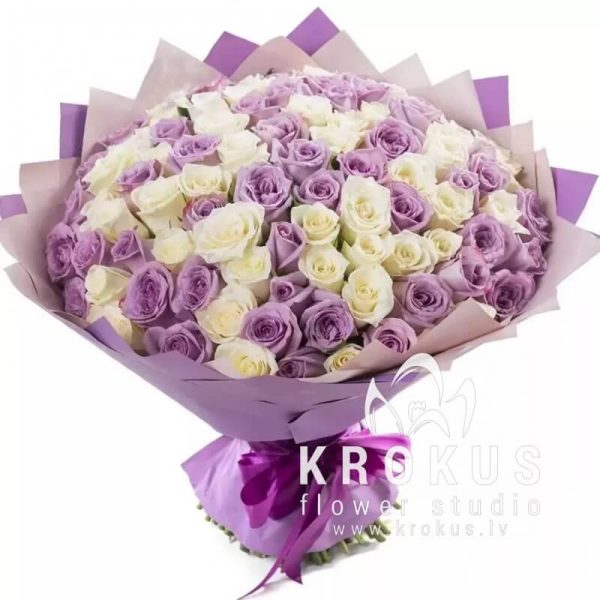Lilac white bouquet