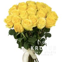 Yellow roses XXL 70cm