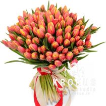 Bouquet of original Dutch tulips